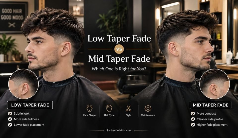 Low Taper Fade vs Mid Taper Fade: Which One Is Right for You?