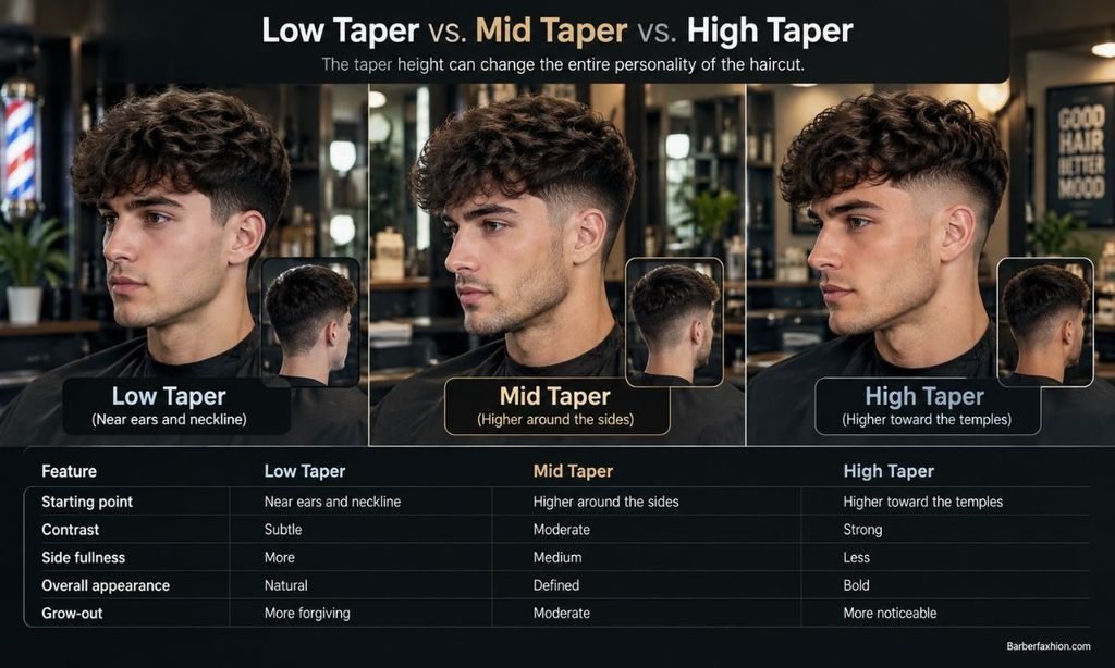 Low Taper vs. Mid Taper vs. High Taper