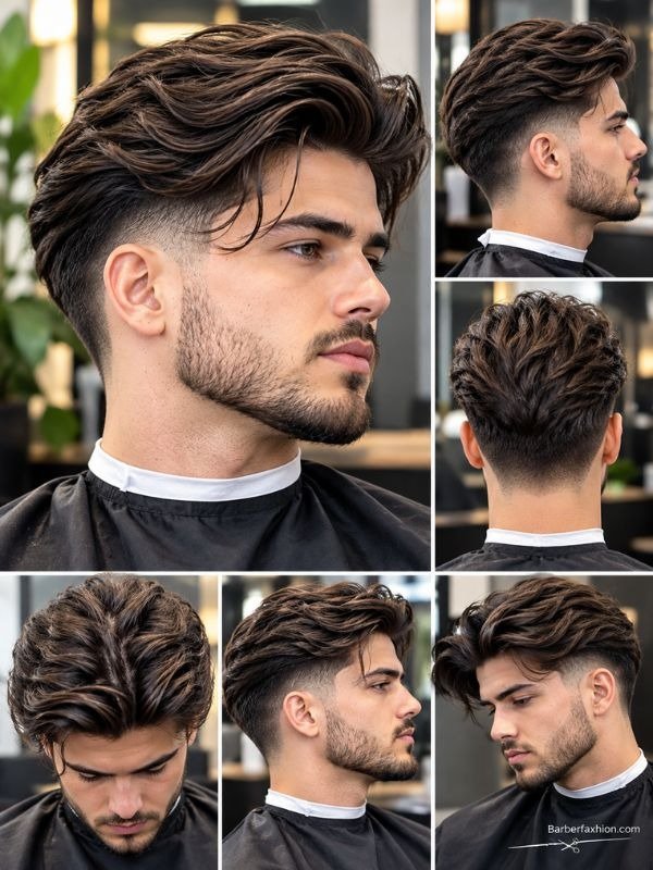 Classic Taper Haircuts With Long Hair