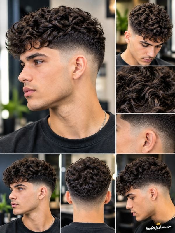 High Classic Taper Styles for Curly and Wavy Hair