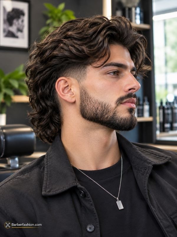 How to Pair a Low Taper Fade Long Hair and a Beard