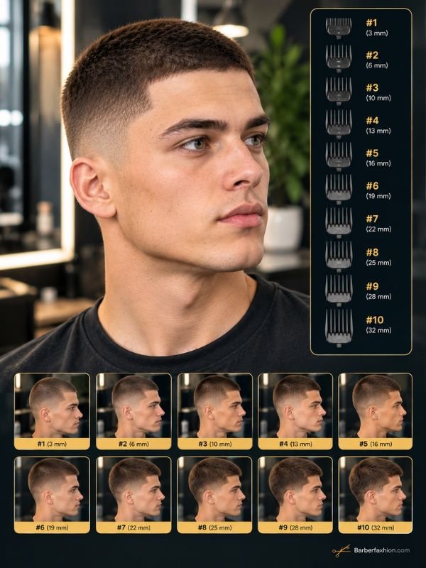 Buzz Cut Guard Lengths: From #1 to #10