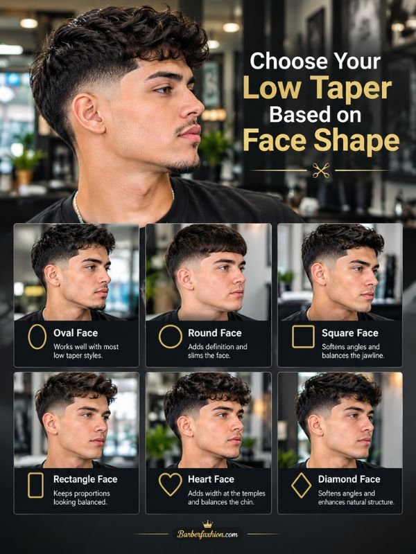 Choose Your Low Taper Based on Face Shape