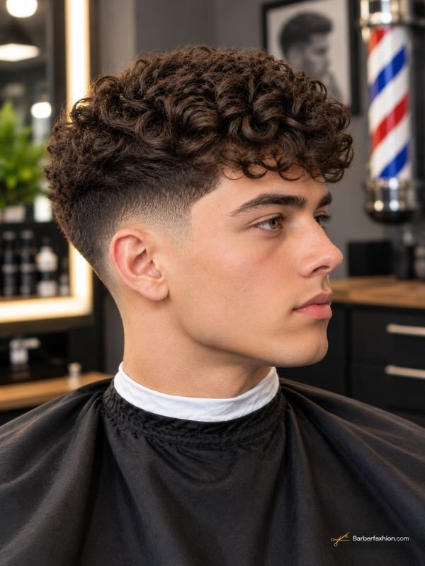 Classic Curly Mid Taper