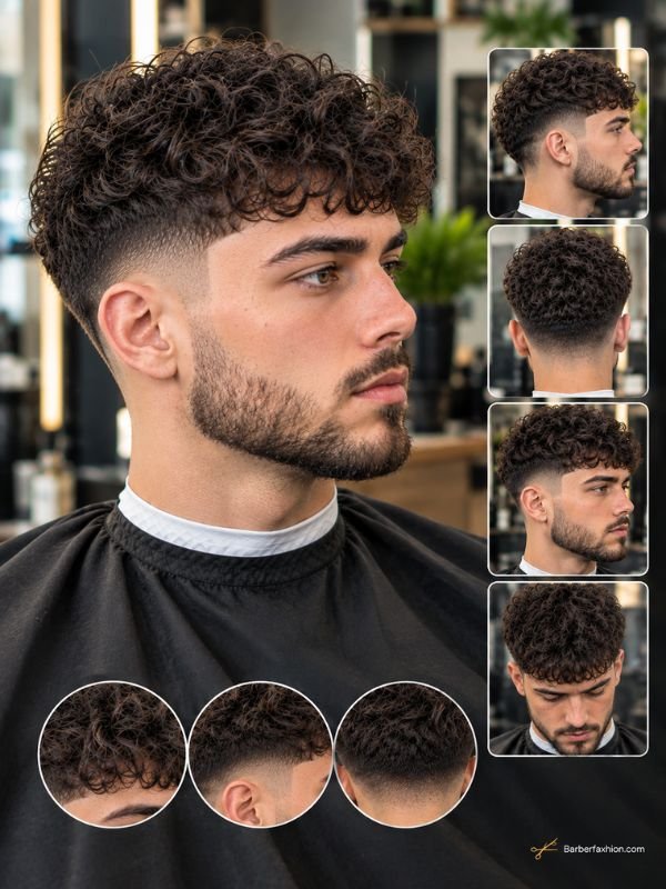 Curly French Crop With Beard