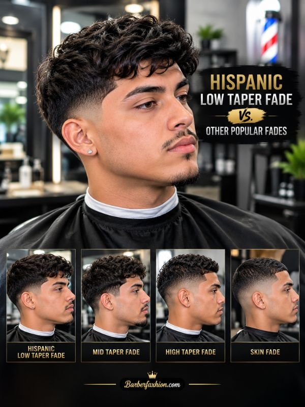 Hispanic Low Taper Fade vs. Other Popular Fades