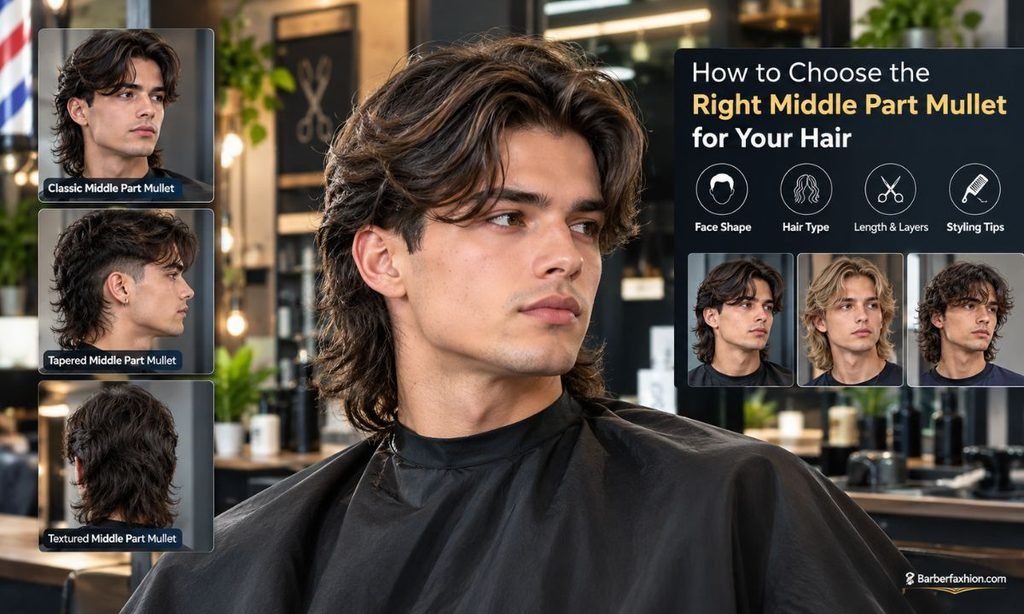 How to Choose the Right Middle Part Mullet for Your Hair