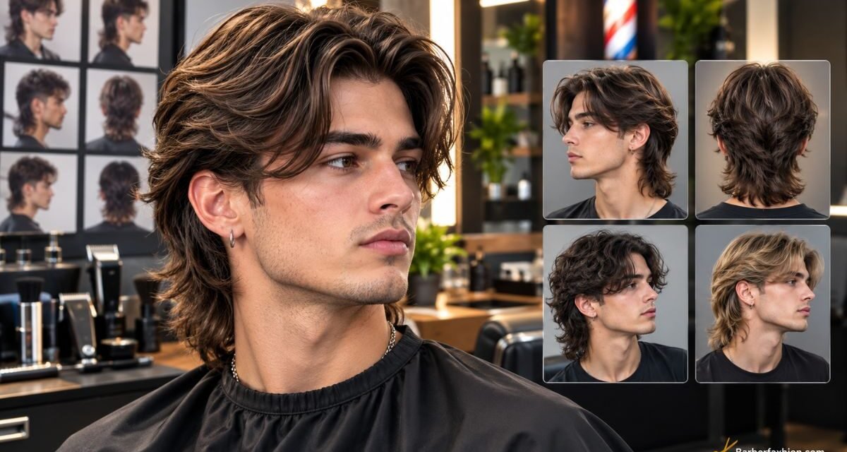 Middle Part Mullet: 20+ Modern Styles, Hair Types & Styling Guide