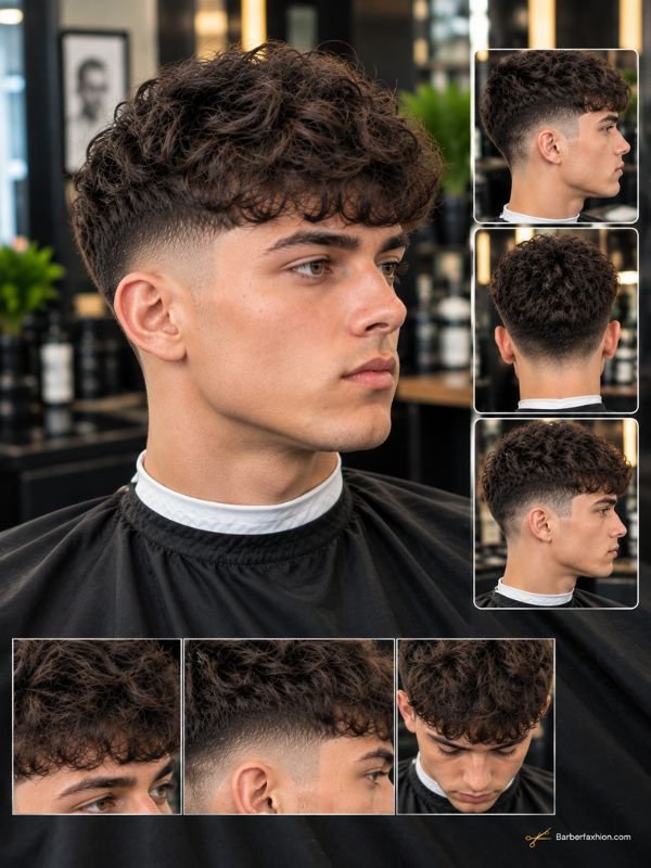 Curly French Crop With Beard